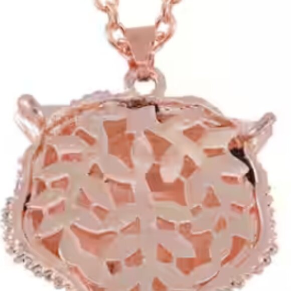 NEW TIGER NECKLACE Tiger Green & White Austrian Crystals - Picture 4 of 5